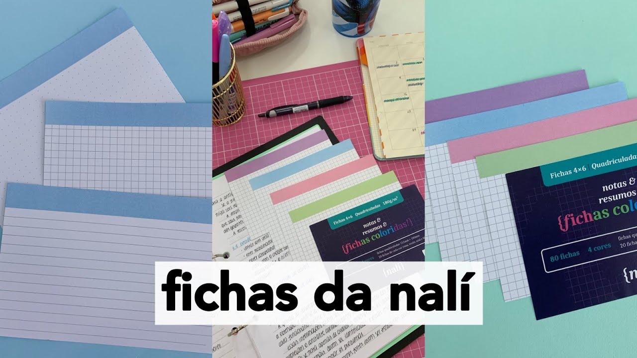FICHAS DE ESTUDOS: como são e dicas de uso.