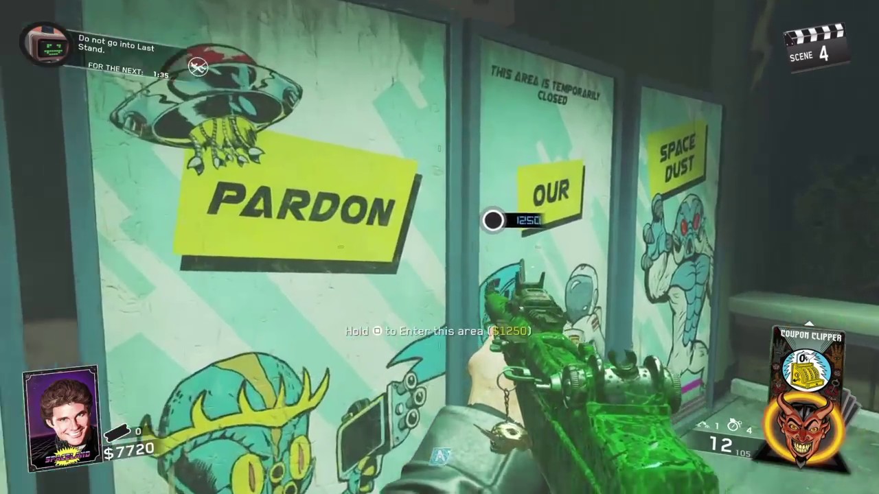 Zombies In Spaceland Glitches - Transponder Out Of Map & Unlimited M1 Ammo (After Patch)