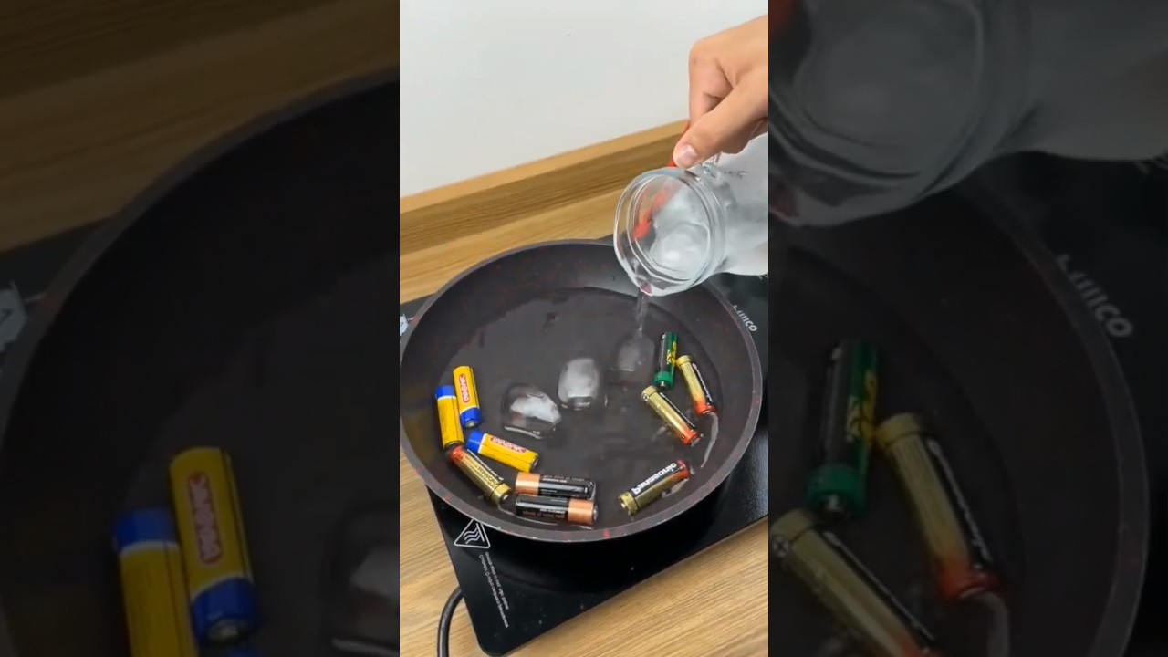 Don't Throw Away Your Batteries! An Incredible Trick to Reuse Them#Batteries #HomeTip  #shorts