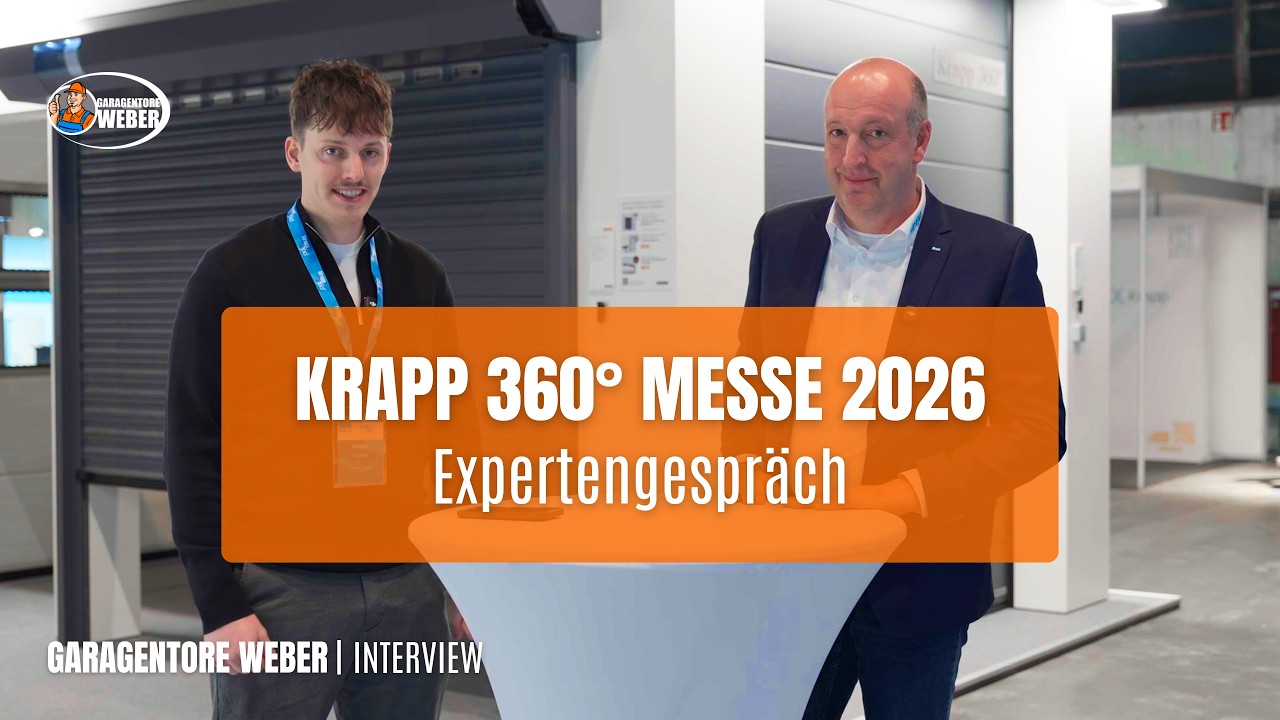 Krapp 360° Messe 2026: Exklusives Experteninterview | Garagentore Weber