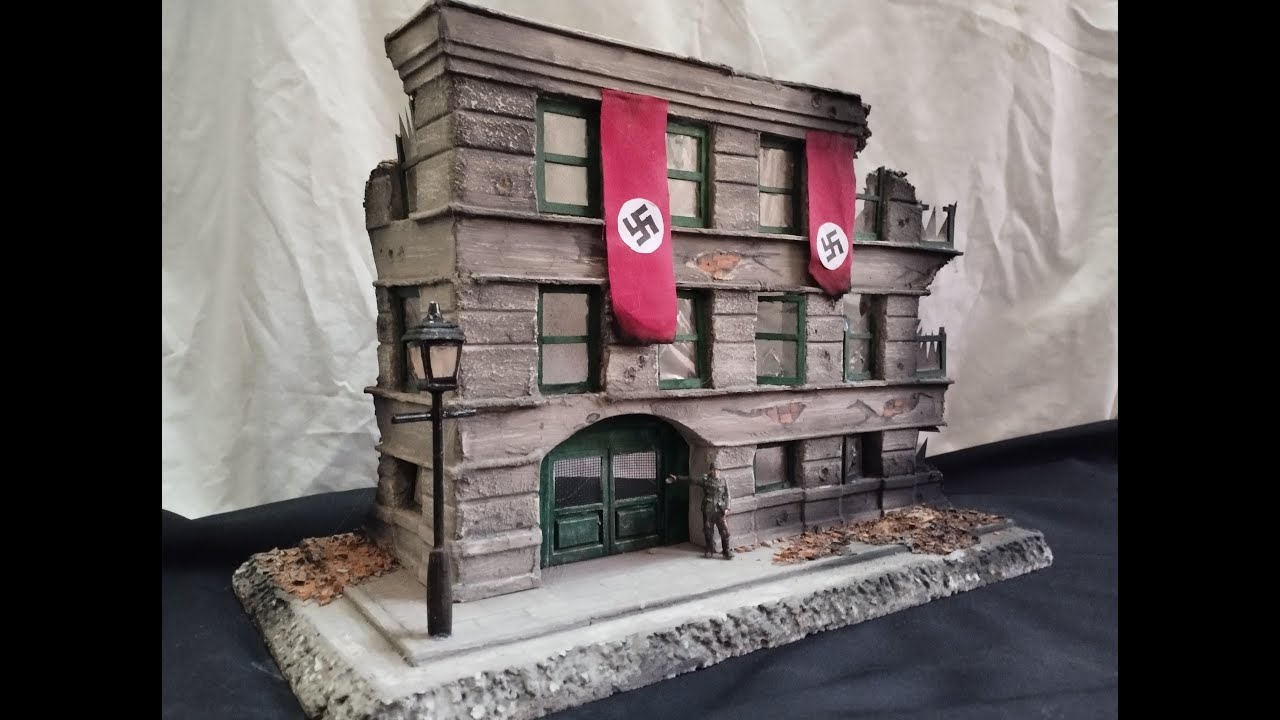 Battle for Berlin diorama. 1/35 scale modelling. Step by step tutorial