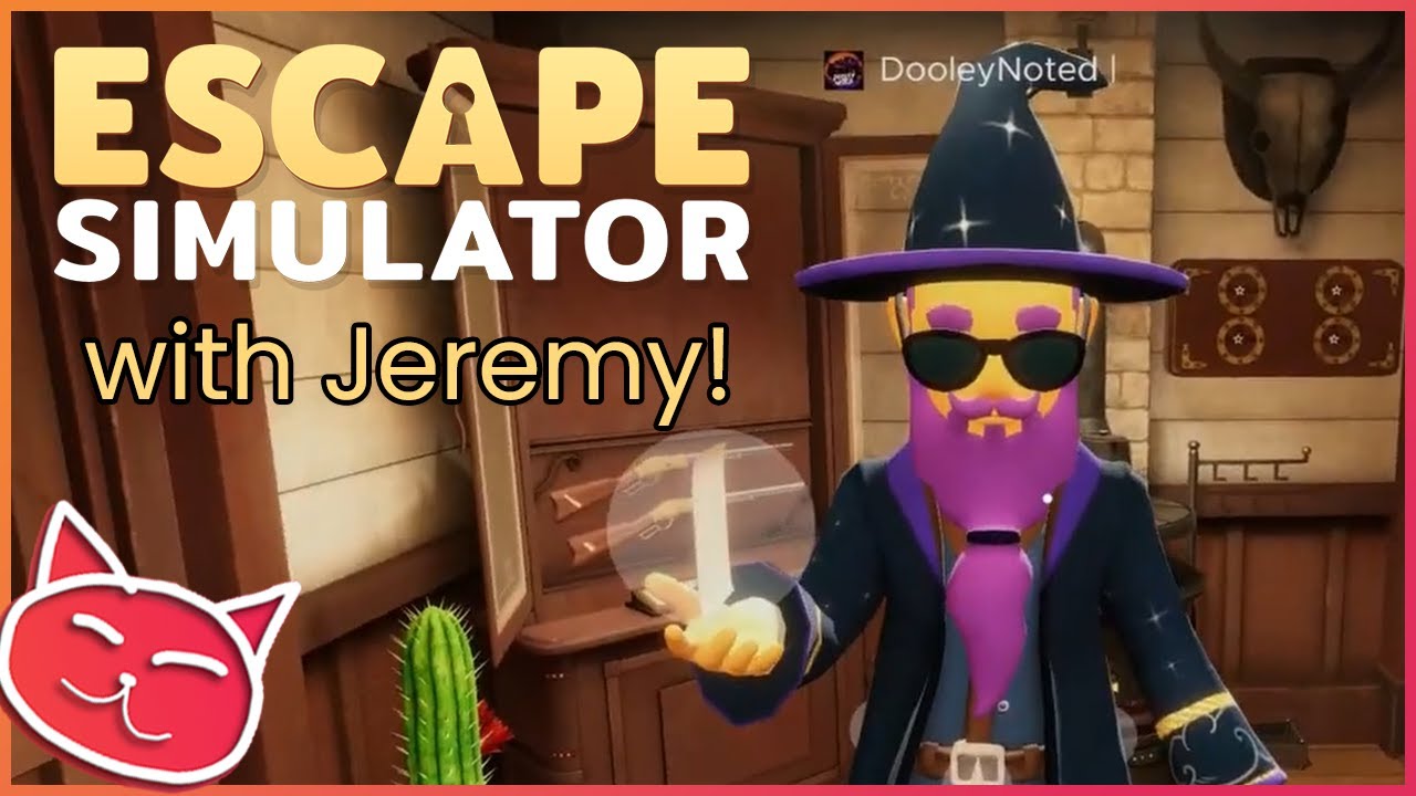 Cozy Escape Rooms & Questionable Puzzle Solving | Escape Simulator with Jeremy!