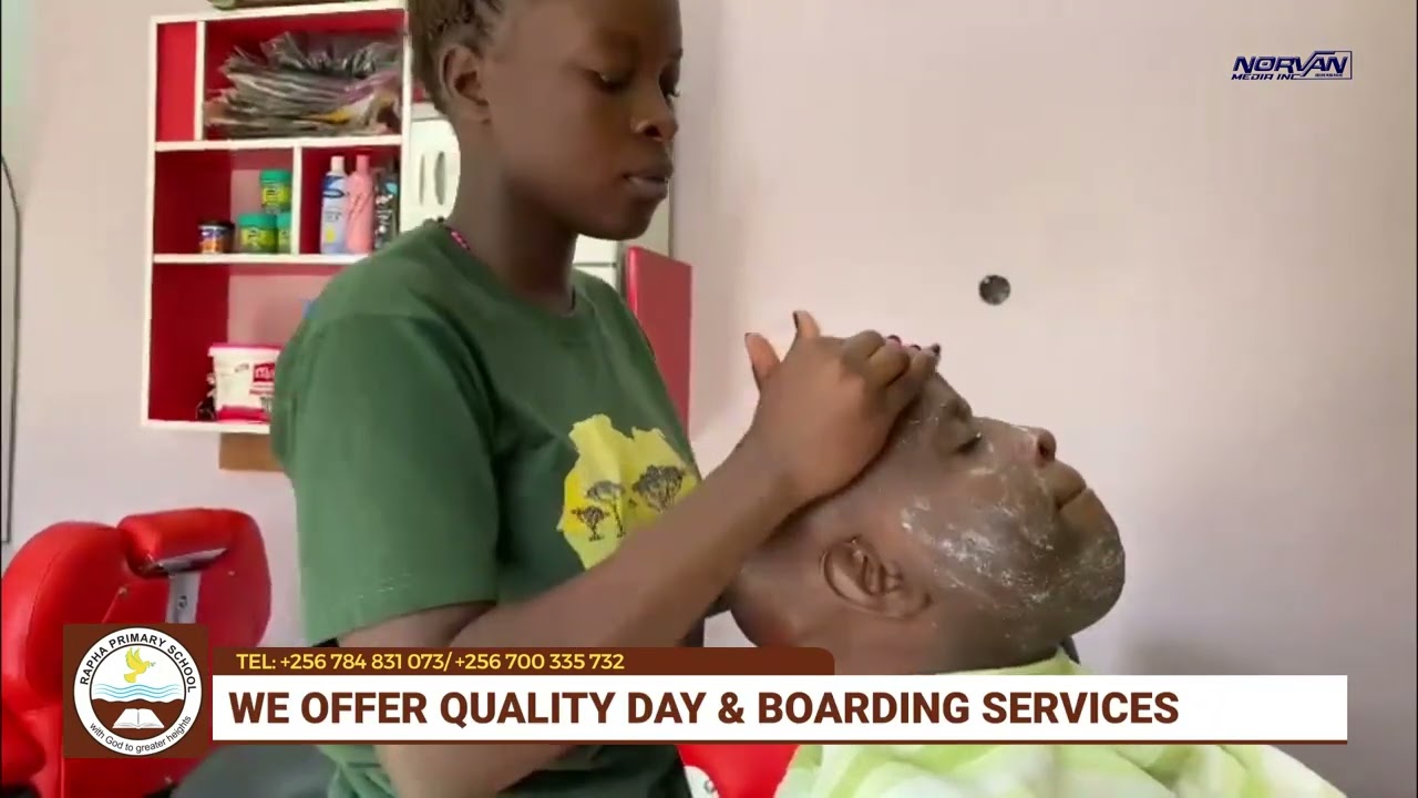 OUR HEADTEACHER TAKES USE OF OUR NEW SALOON AS A TEST BEFORE THE CHILDREN