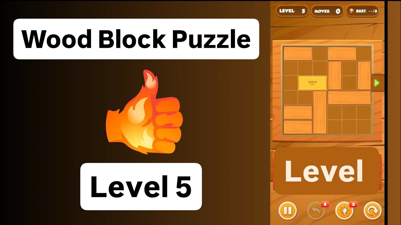 Wood Block Puzzle Gameplay - Beginner Level 5