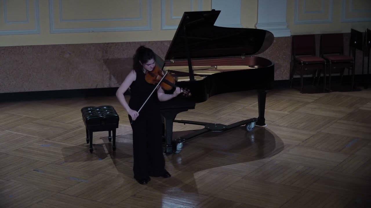 Hannah Goldstick - Bach Partita for solo violin in d minor, BWV 1004