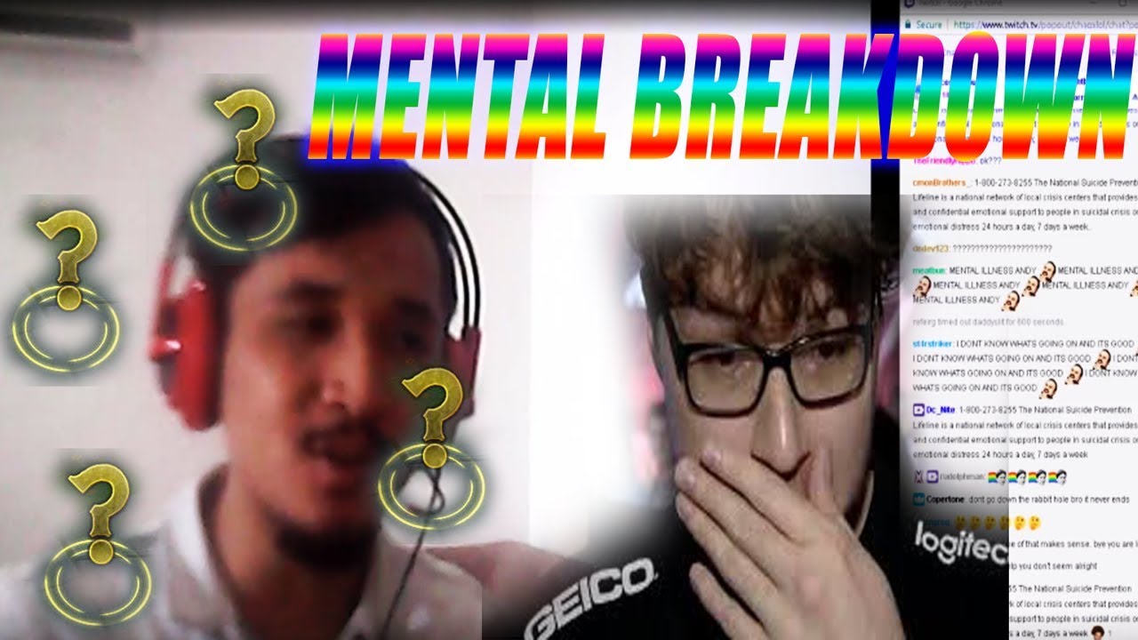 CHAOX MENTAL BREAKDOWN ON STREAM, DYRUS TRIES TO REASON WITH HIM (WARNING: VERY HARD TO WATCH)