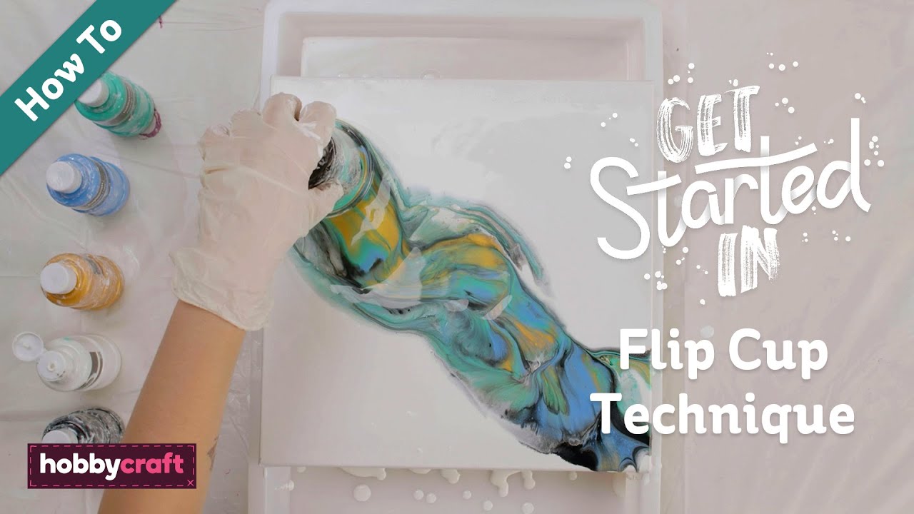 Flip Cup Technique Tutorial | Get Started in Fluid Art | Hobbycraft
