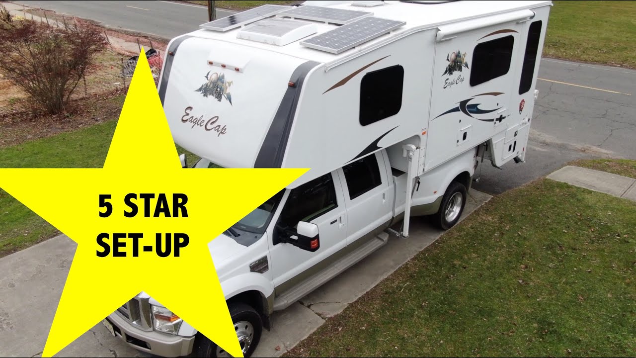How to Install a Lithium Iron Battle Born Battery Solar system in an Eagle Cap 1165 Truck Camper