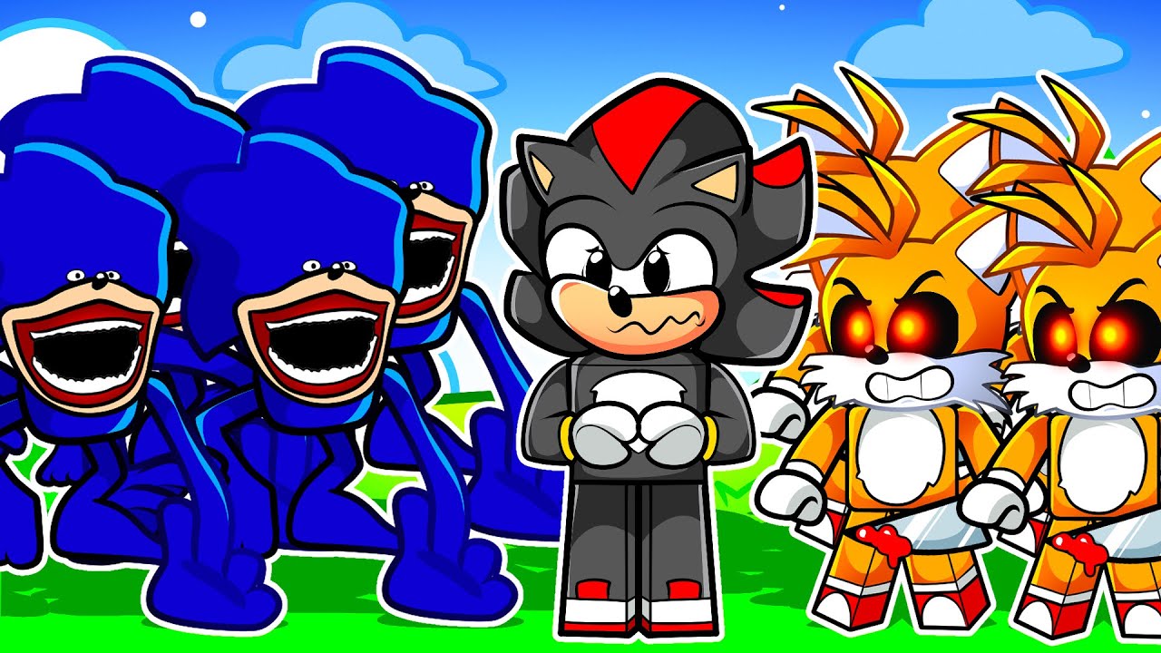 Shadow e Sonic no SEJA UM NPC ou MORRA no ROBLOX