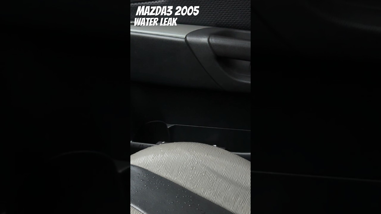Mazda 3 2005: Water leak!
