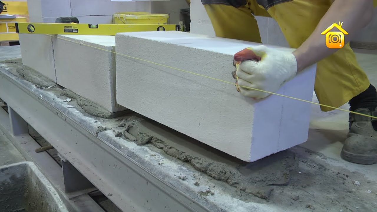 Газоблоки. Строим дом на учебном стенде  // FORUMHOUSE