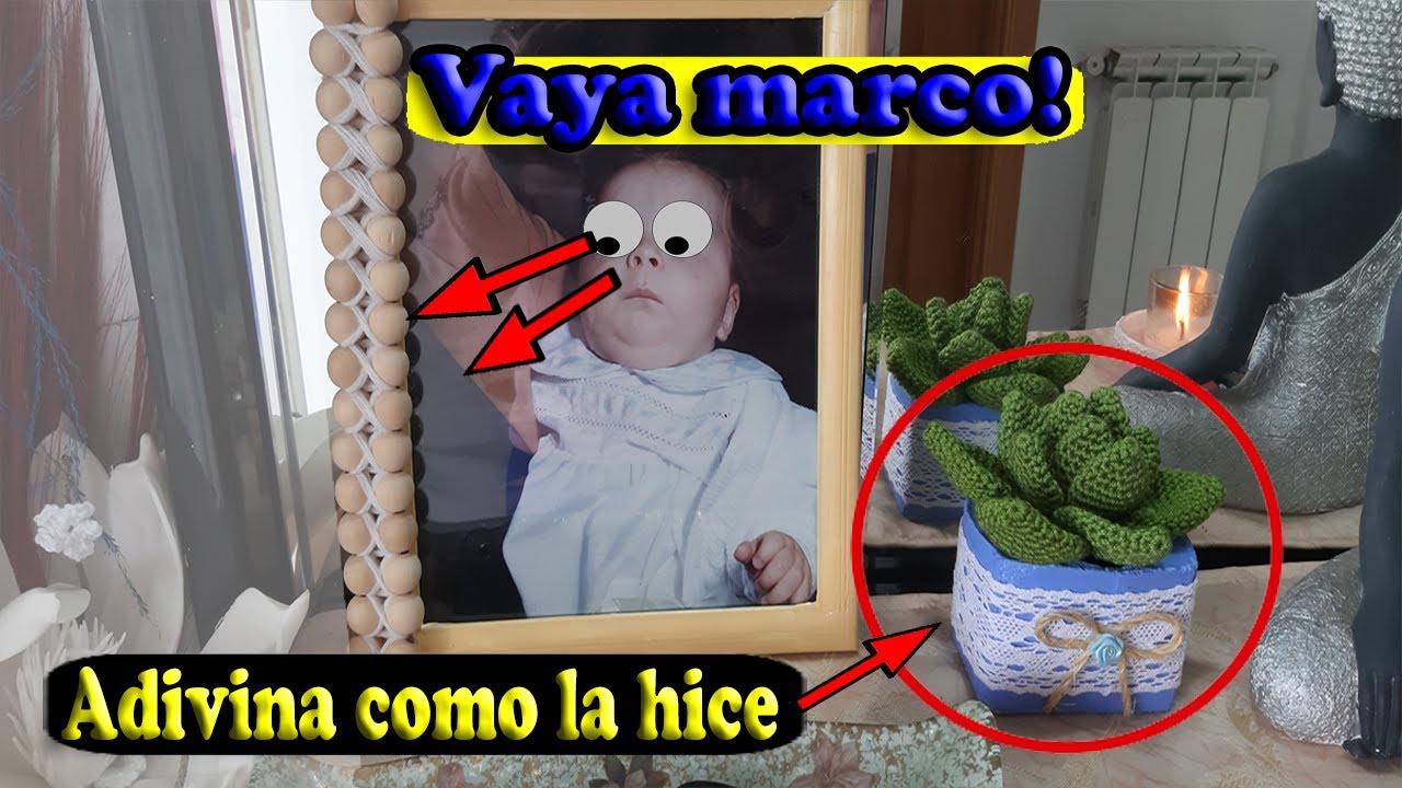 Renueva tus marcos viejos y haz tus propias macetas ||DYI||