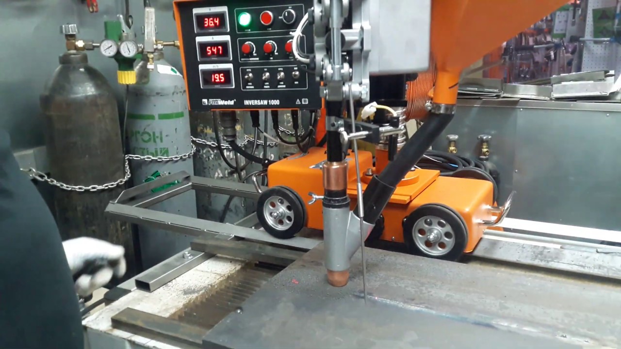 Сварка под флюсом (сварочный трактор)