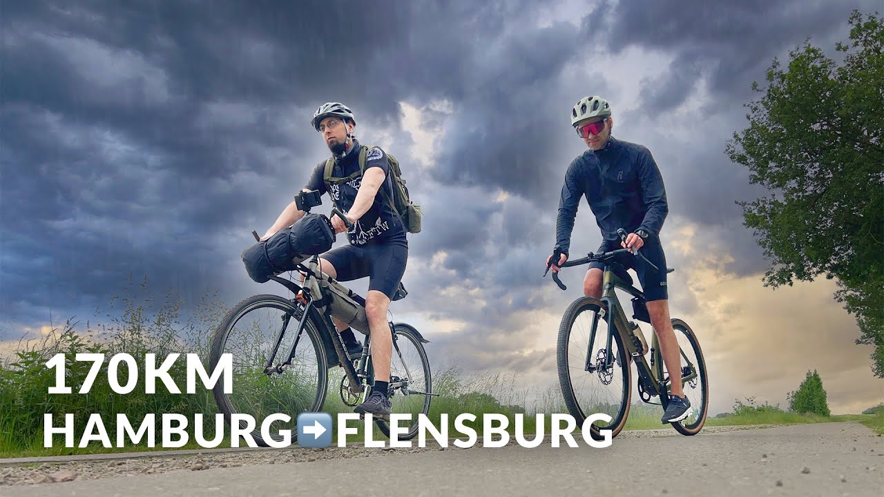 170km Graveltour von Hamburg nach Flensburg🚴‍♂️🚴 #Mission #gravelbike #tour #hamburg #flensburg #fyp