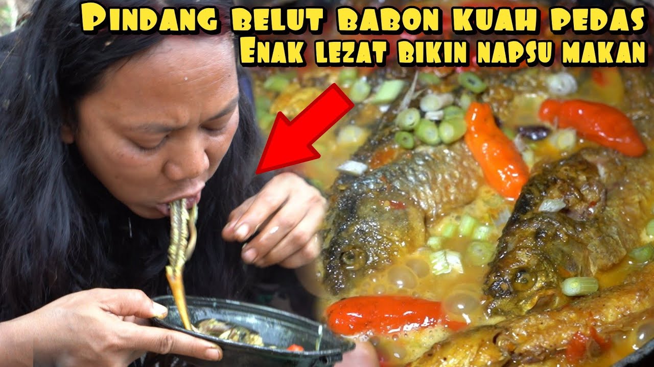PINDANG BELUT BABON KUAH PEDAS HASIL BURUAN