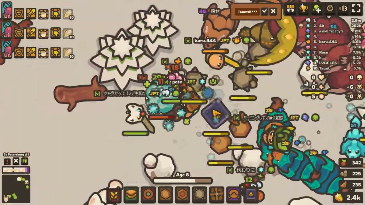 Taming.io Jp again