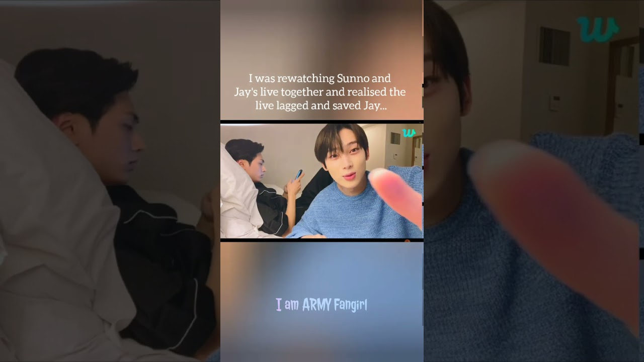 When hotel Wi-Fi lagged in the recent Sunoo Jay live & saved Jay from sasaengs #enhyphen #sunoo #jay