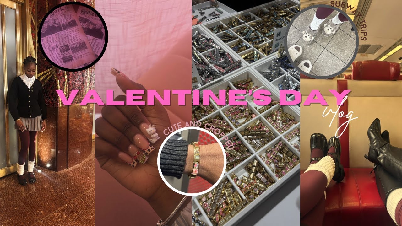VALENTINE’S DAY VLOG💌! Prep, Grwm, nyc, etc. || Niya Marie