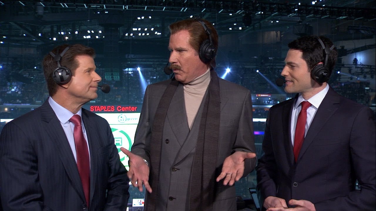 Ron Burgundy stays classy in LA Kings’ broadcast booth
