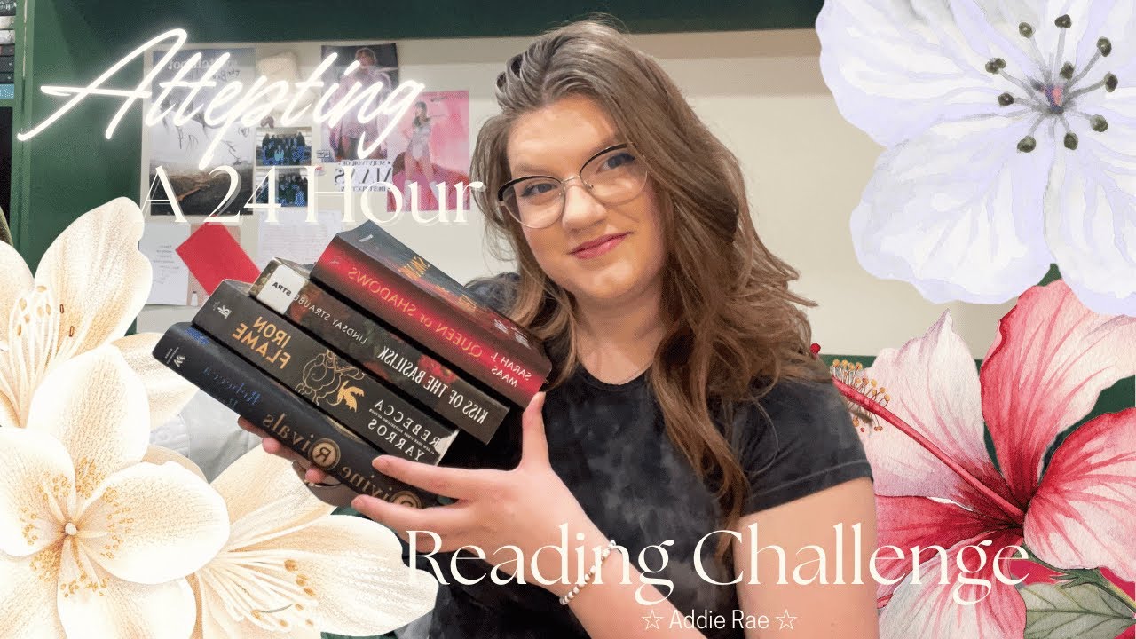 ⋆｡°✩ Attempting  to complete a 24 hour Reading challenge✩°｡⋆