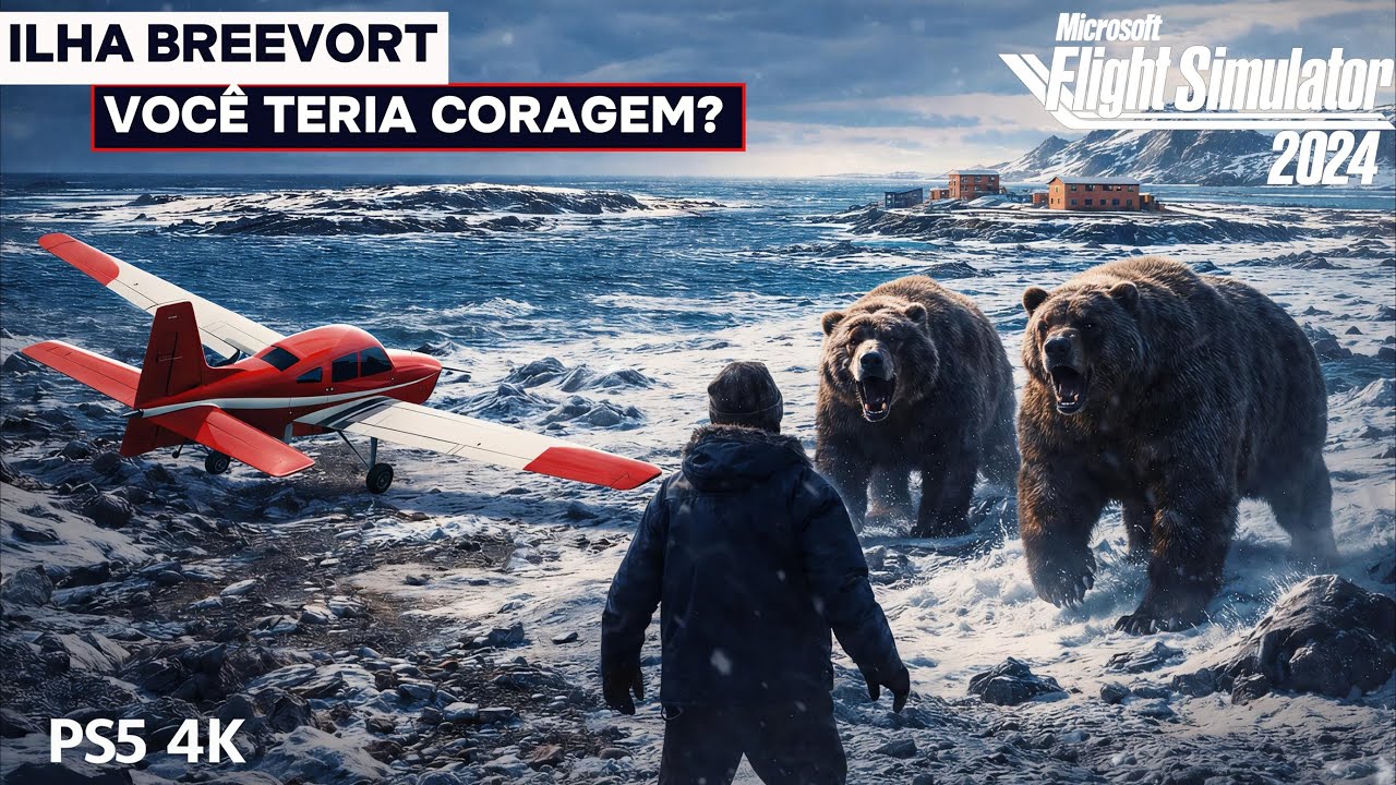 SOBREVOO EM UM DOS LUGARES MAIS ISOLADOS DO PLANETA MICROSOFT FLIGHT SIMULATOR 2024 (PS5 4K) ✈️