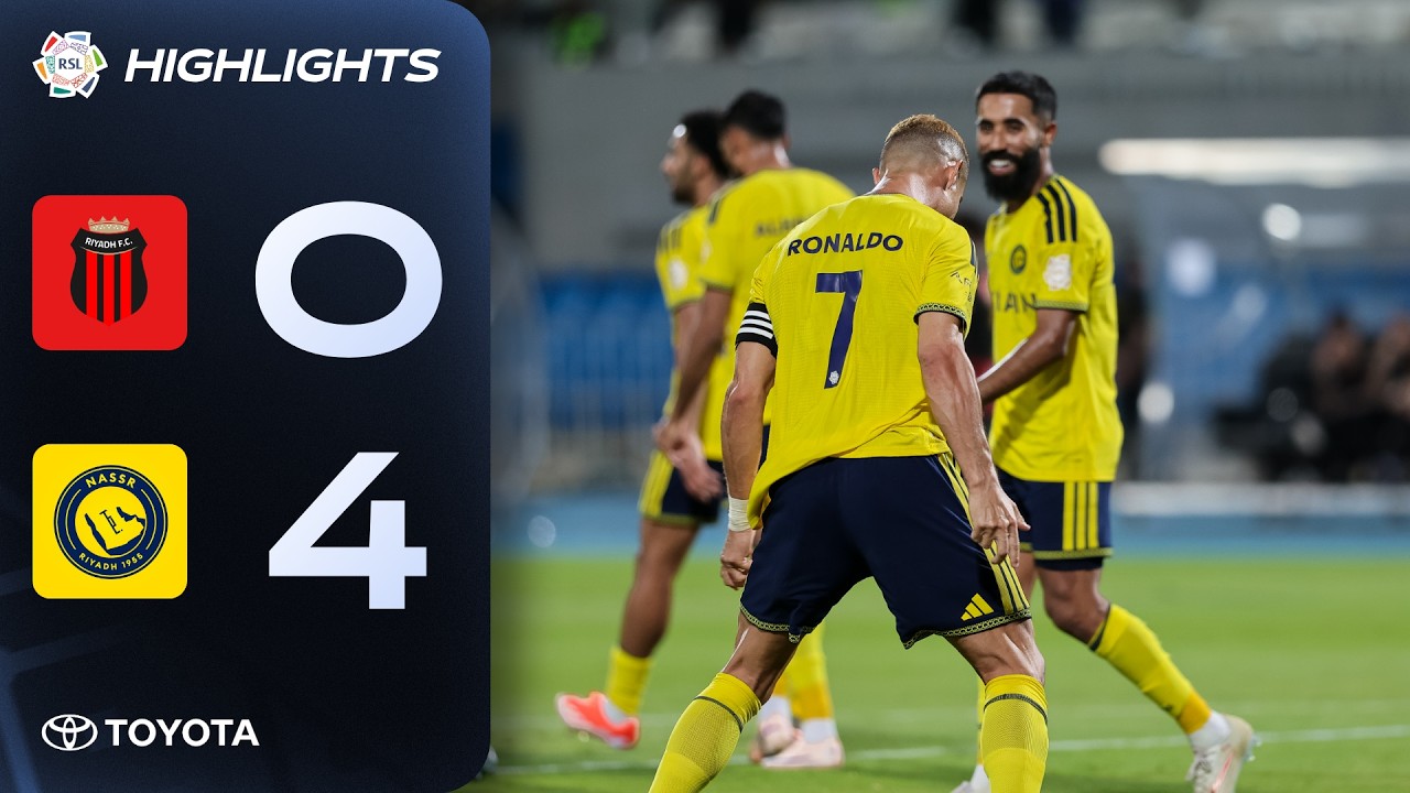 Ronaldo BACK on the scoresheet for Al Nassr 🎯🔥 | Powered by Toyota