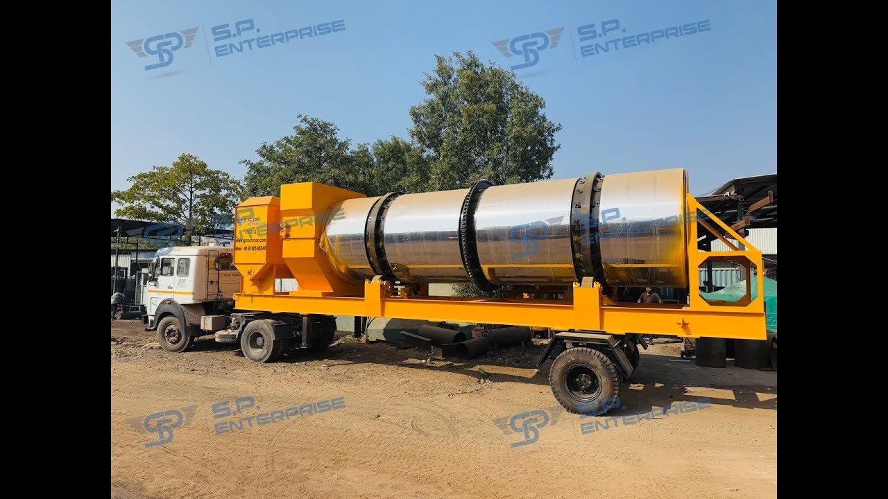 Mobile Asphalt Hot Mix Plant of 120-150 TPH Capacity for Africa