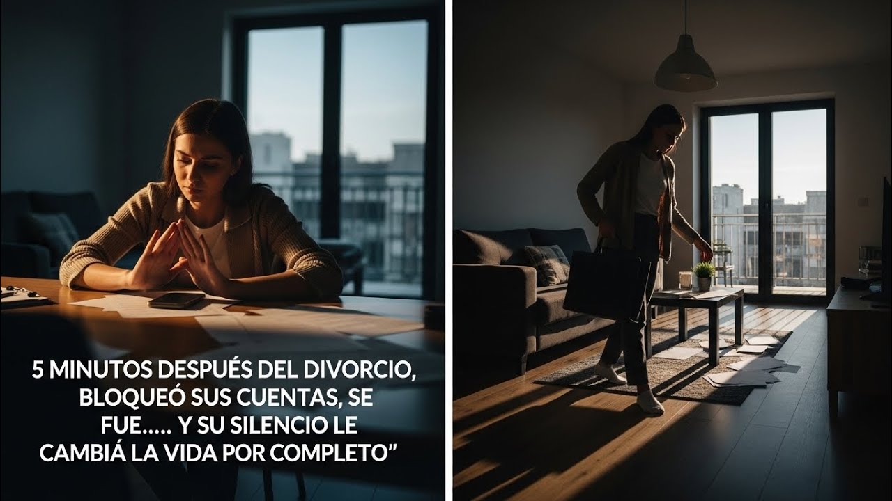 5 Minutos Después del Divorcio Ella Bloqueó Sus Cuentas y Desapareció 💔 Nadie Vio Su Venganza 