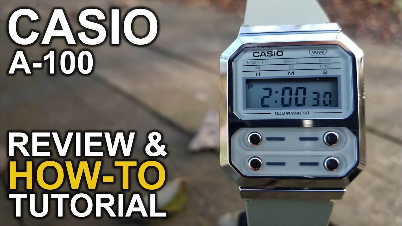 Casio A100 - Watch Review and How to Tutorial