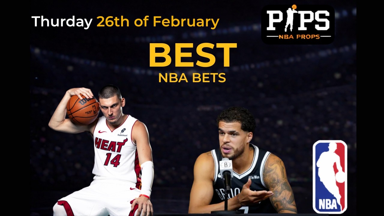 HUGE NBA slate! My Best Player Prop Bets for Today | Thursday 26th of February