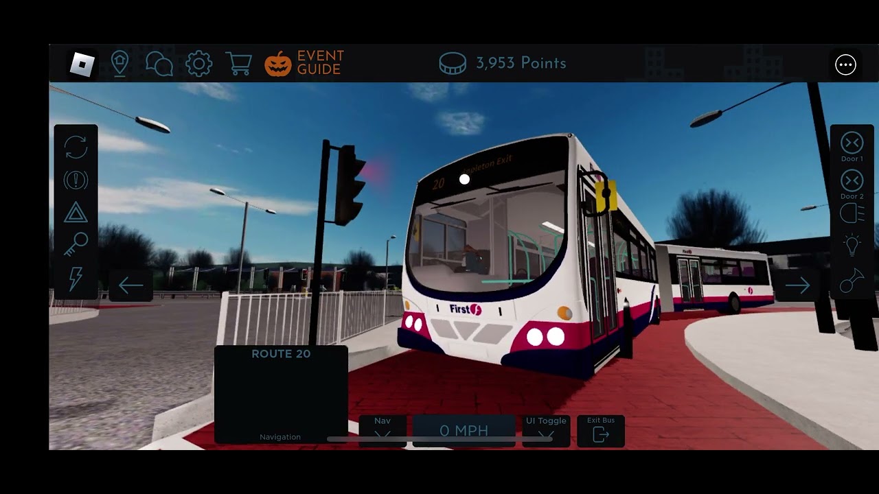 Bendy Bus | Canterbury V4.1 | Route 20 | First Barbie Volvo B7LA