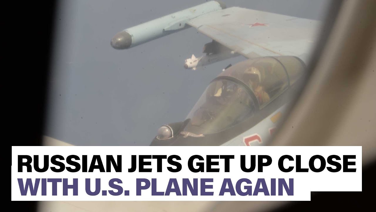 See Russian fighters get very close to U.S. recon plane