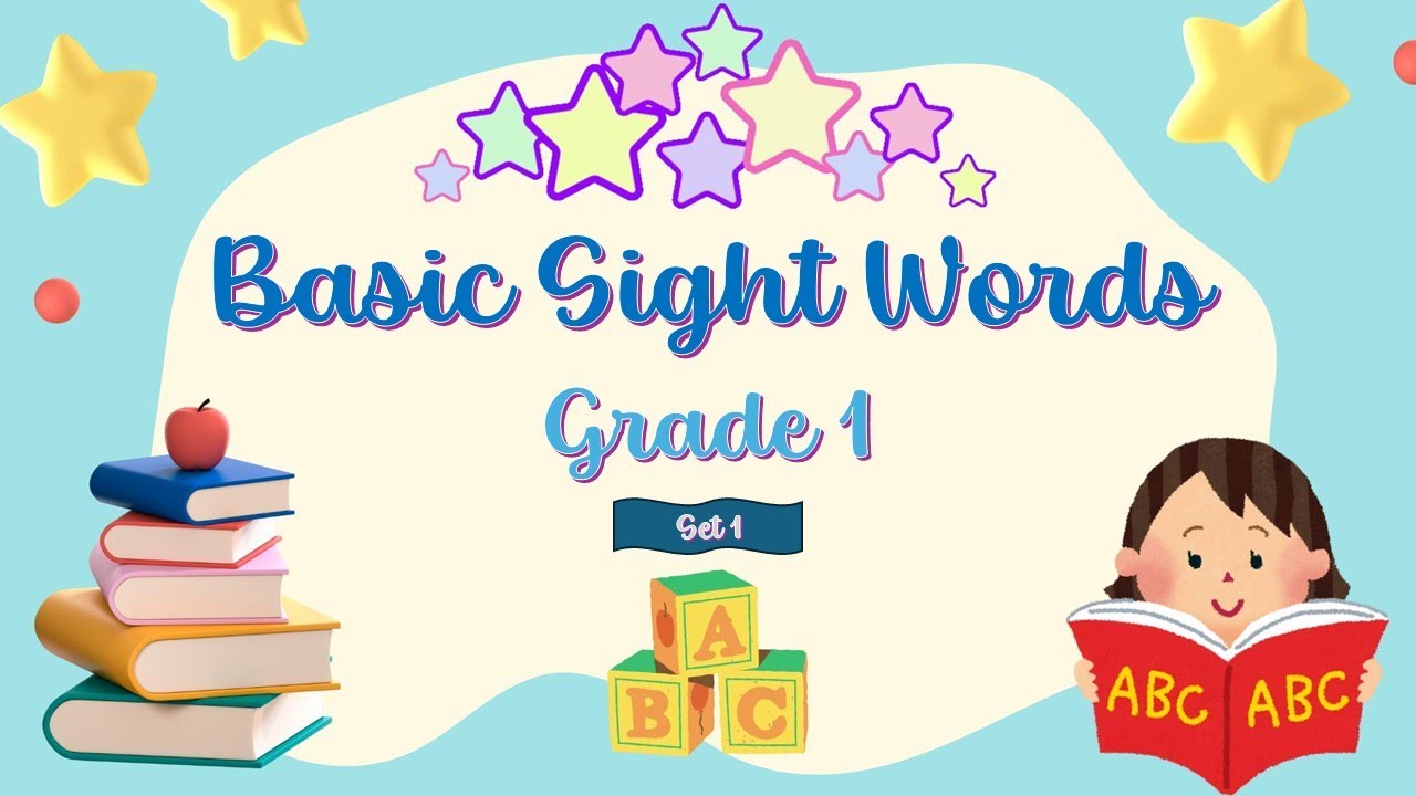 Practice Reading| Grade 1 Basic Sight Words| Set 2| Teacher Joy