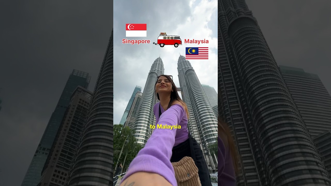 Singapore to Malaysia by Bus🤔