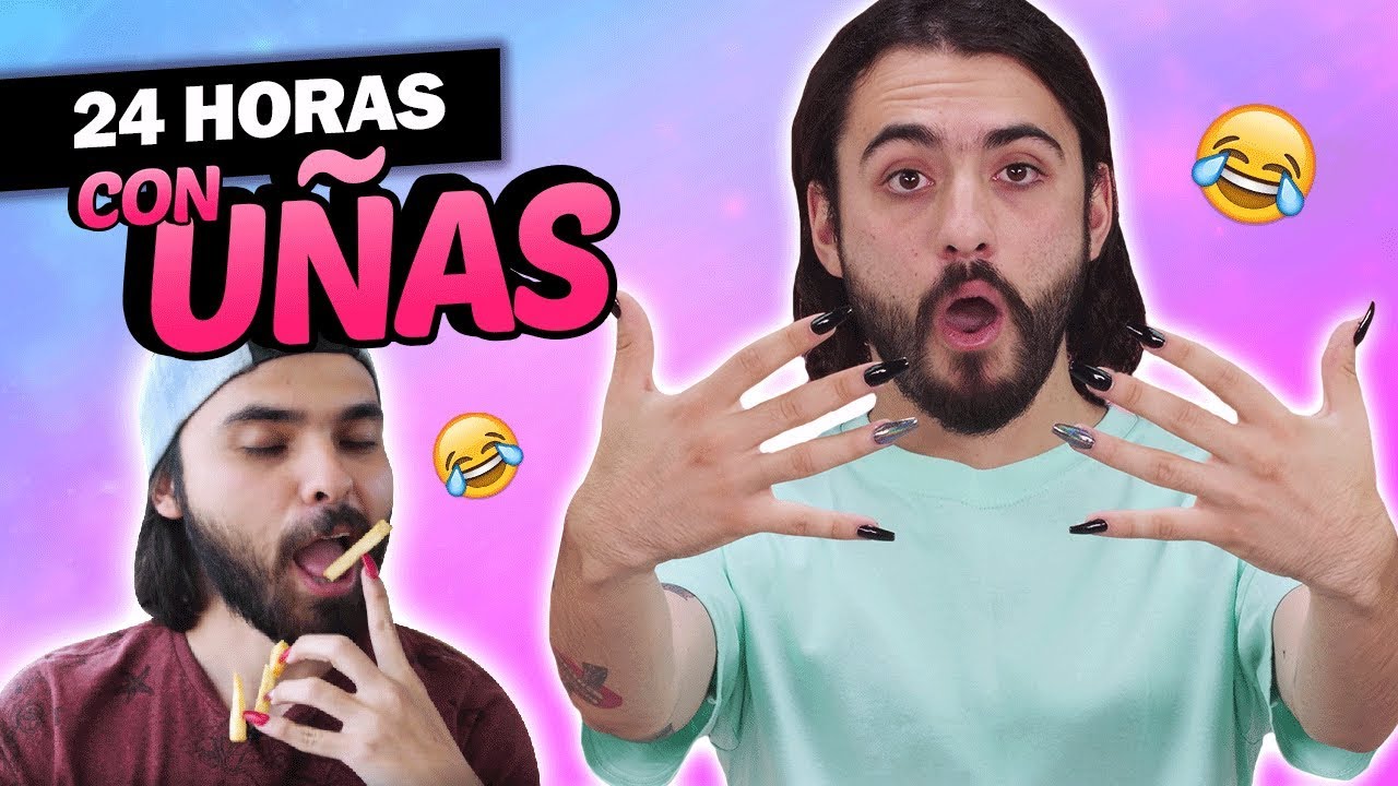24 horas usando uñas postizas | Cosas de chicas: Episodio 37