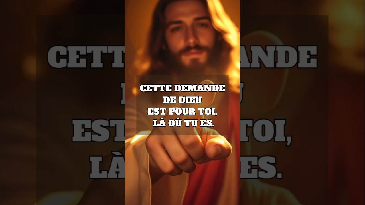 Message chr&eacute;tien : Dieu te demande de crier vers lui. #messagechr&eacute;tien #foi #chretien