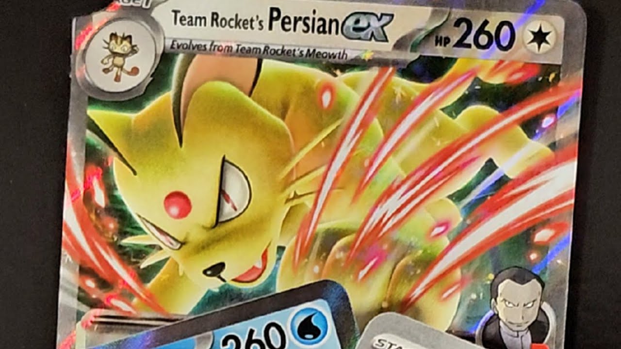 #42 - Team Rocket tin Persian ex opening