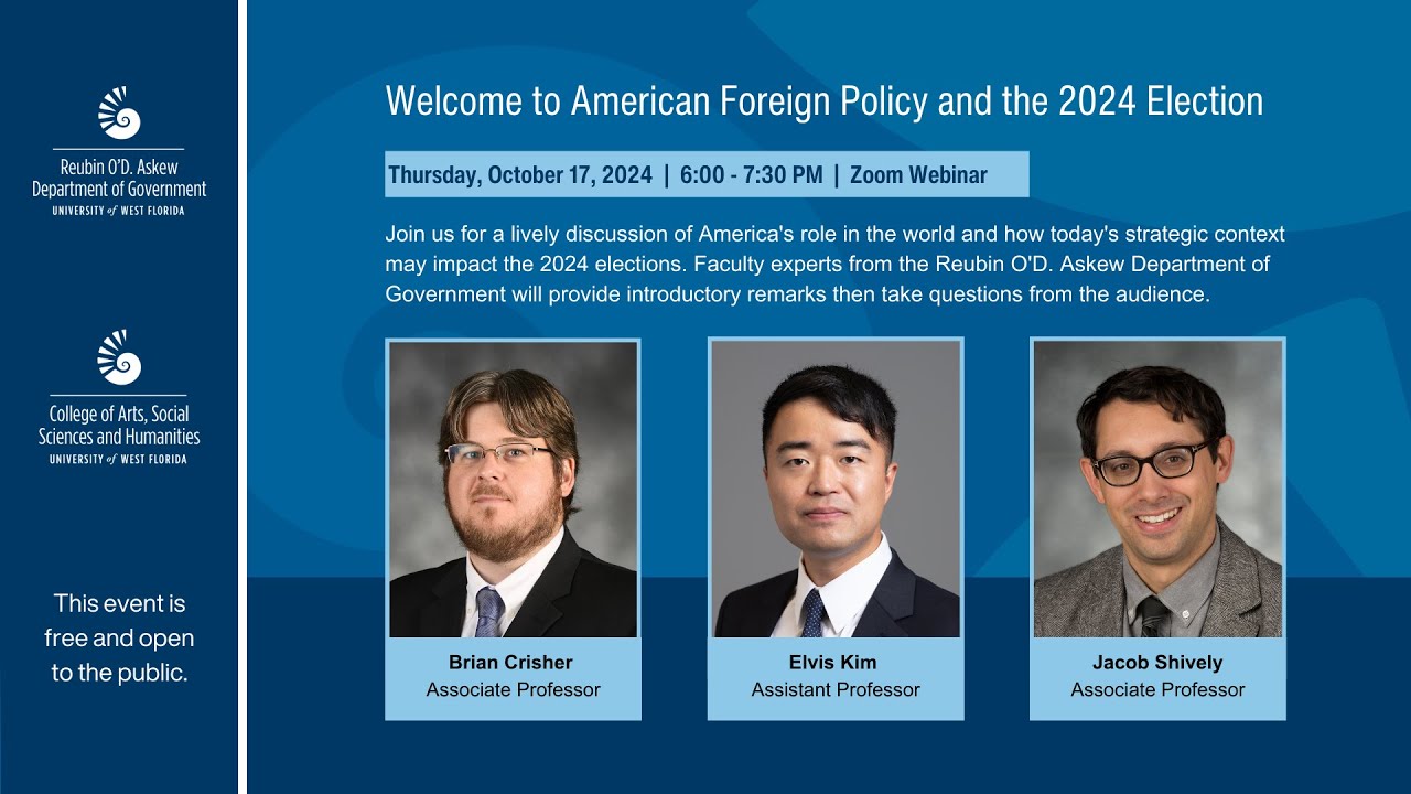 American Foreign Policy and the 2024 Election Webinar