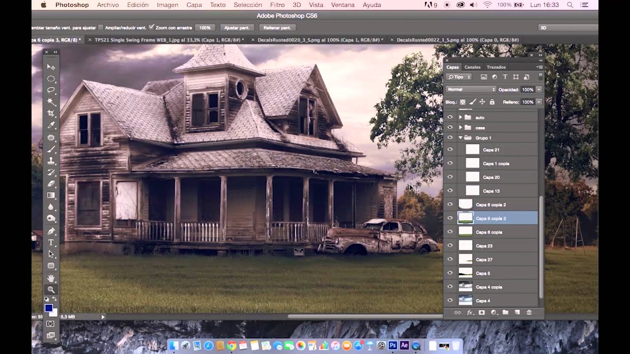 Horror House - Speed Art photoshop