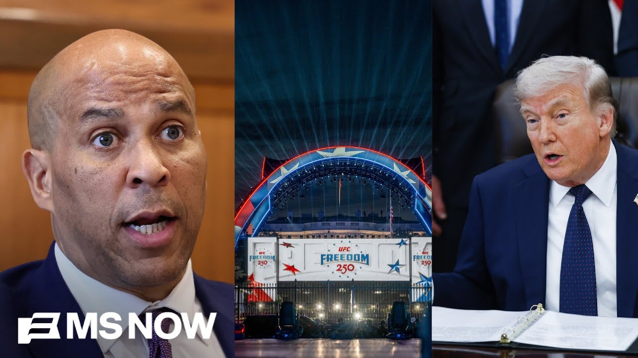 &lsquo;Counterfeit masculinity&rsquo;: Top Dem blasts Trump&rsquo;s UFC birthday bash as corruption concerns grow