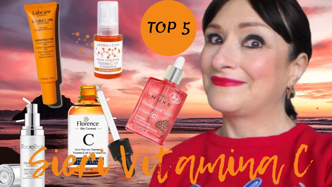 🔝 TOP 5 Sieri Viso alla VITAMINA C 🍊  I migliori che sto utilizzando ✈️ Luminosità garantita 😍