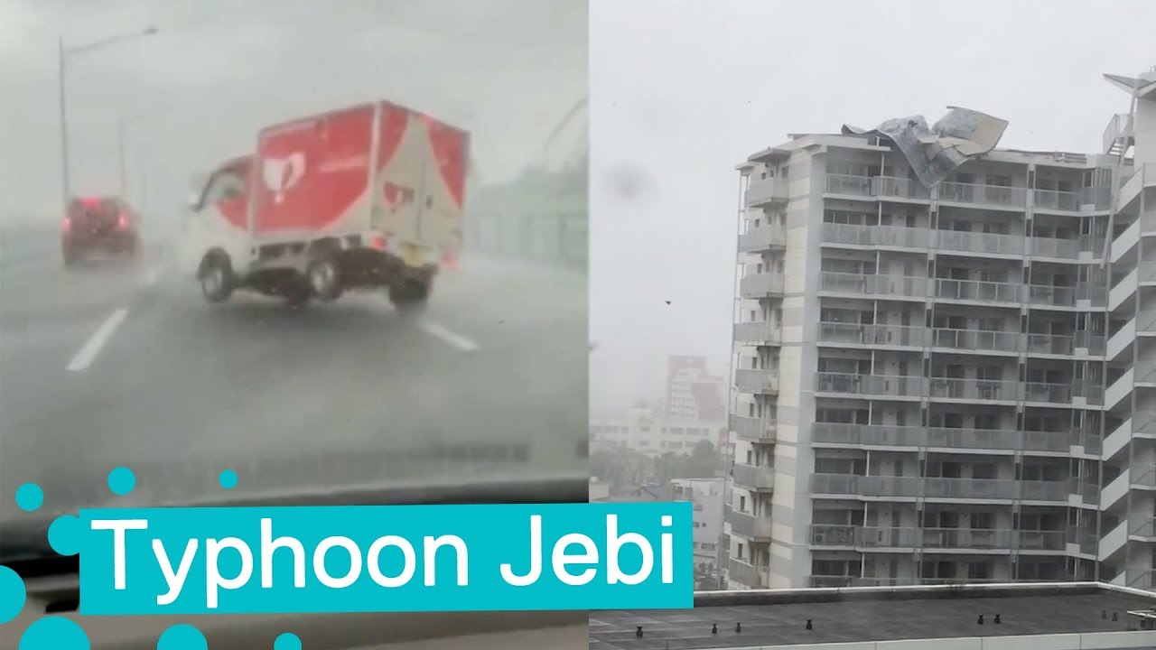 Typhoon Jebi Hits Japan 2018 - An Eyewitness Account 😮