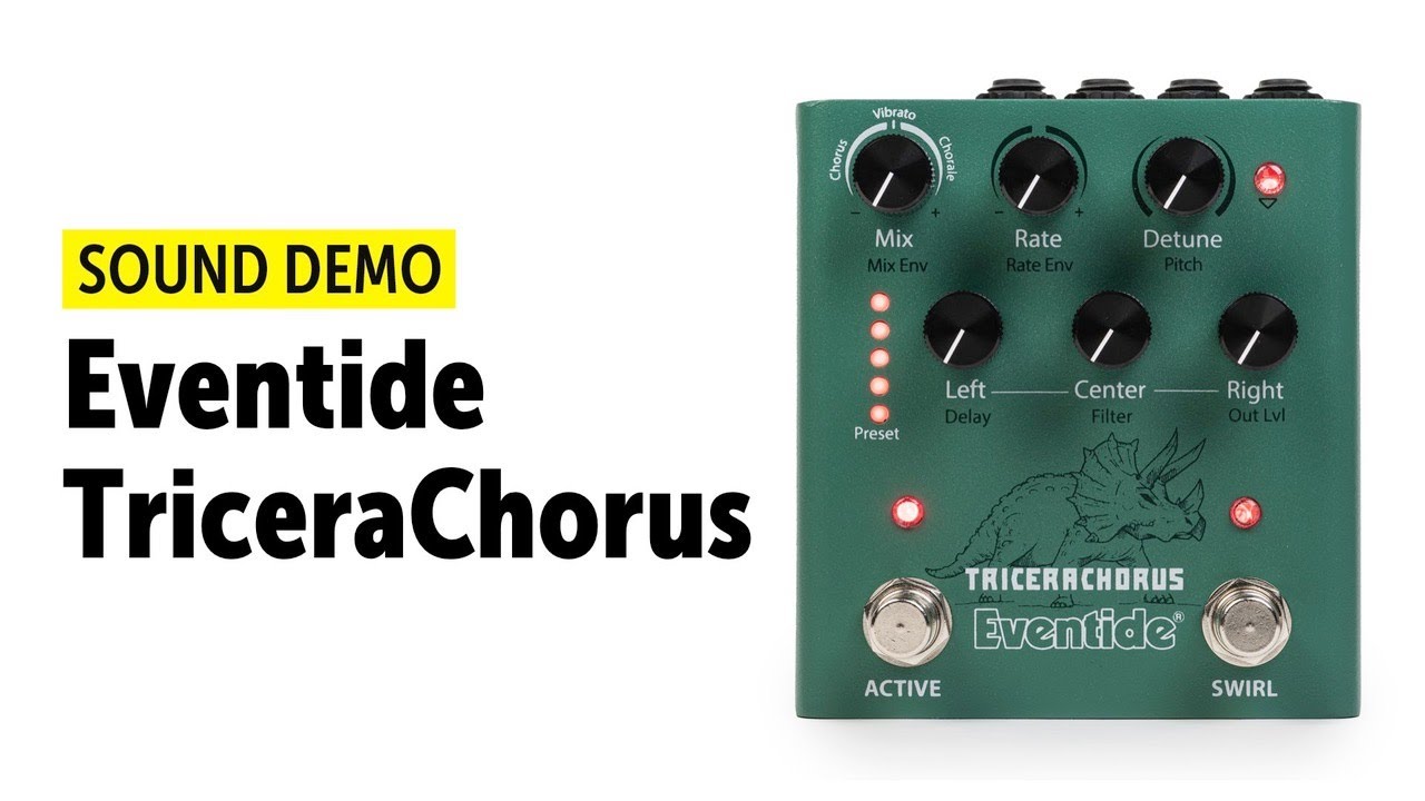 Eventide TriceraChorus - Sound Demo (no talking)