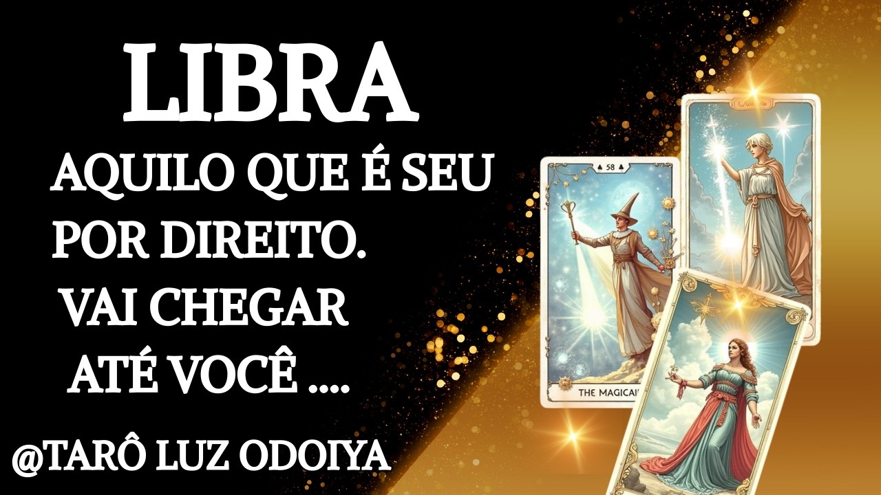 LIBRA♎ ALGO VEM &Agrave;S SUAS M&Atilde;OS&hellip; E VOC&Ecirc; VAI ROMPER UM CICLO QUE PODE TER SIDO INJUSTO...