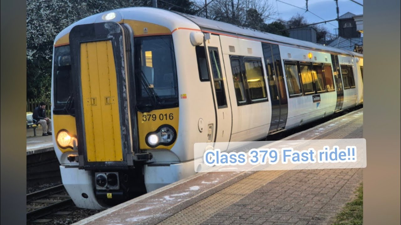 Great Northern Class 379 | The return! Fast ride (98mph)+Walkthrough. Journey to Letchworth