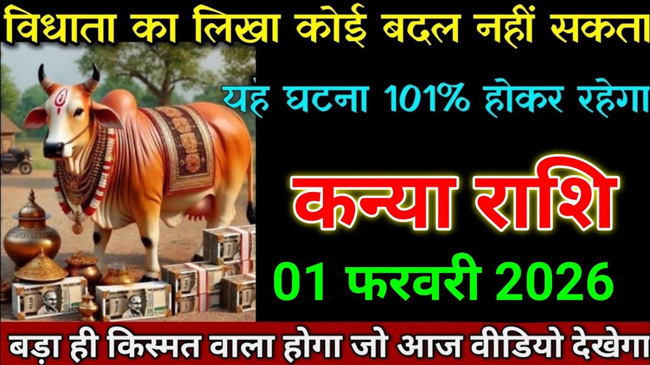 कन्या राशि 28 जनवरी 2026 विधाता का लिखा कोई बदल नहीं सकता है। Kanya Rashi 