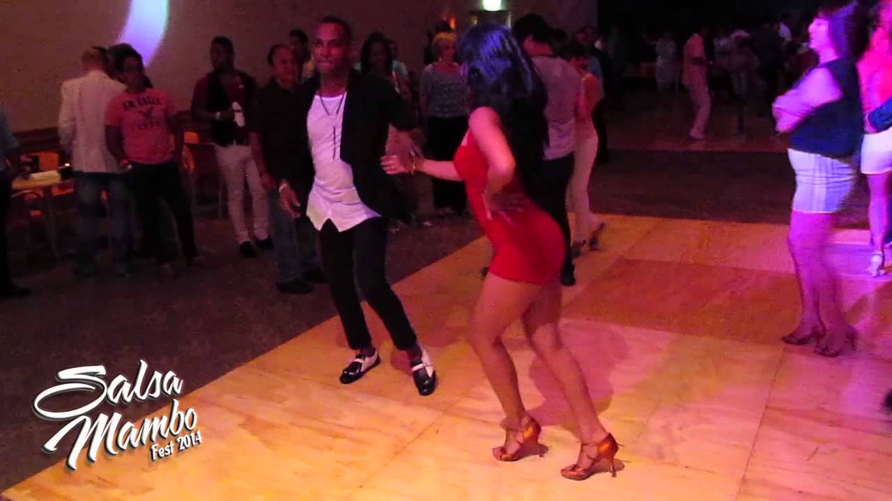 Juan Matos Social Dancing at Salsa Mambo Fest 2014