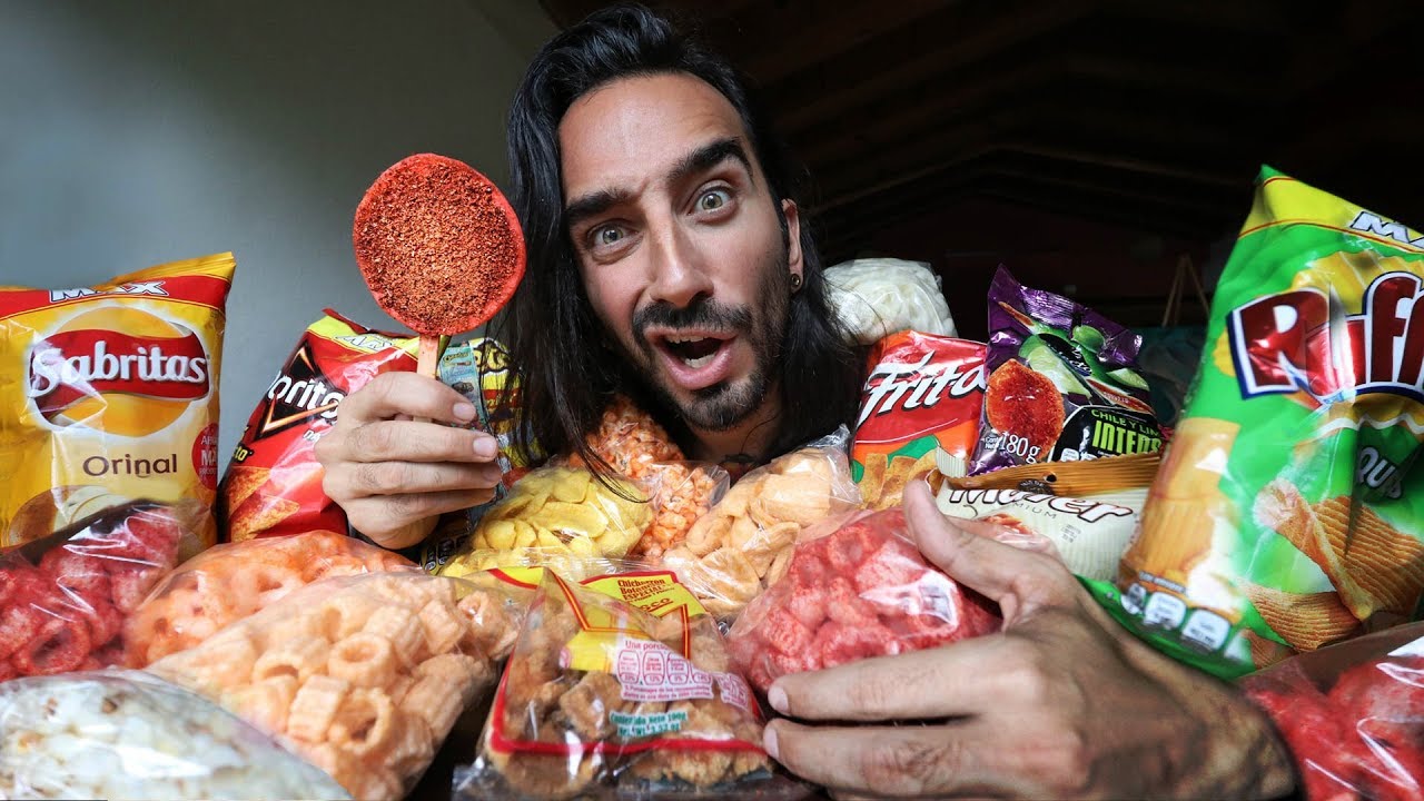 Probando botanas MEXICANAS | Por primera vez
