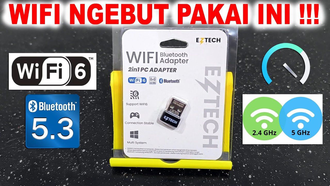 MANTAP NIH !!! EZTECH AX900 USB WIFI ADAPTER