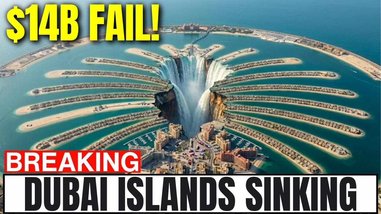 Dubai Palm Jumeirah CAVES IN — 300-Foot Sinkholes EXPAND as Foundation COLLAPSES Overnight!